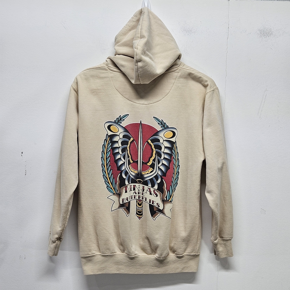 Sunday Cool Sweatshirt Small Graphic Hoodie Kangaroo Pocket Little Ninja Y2K